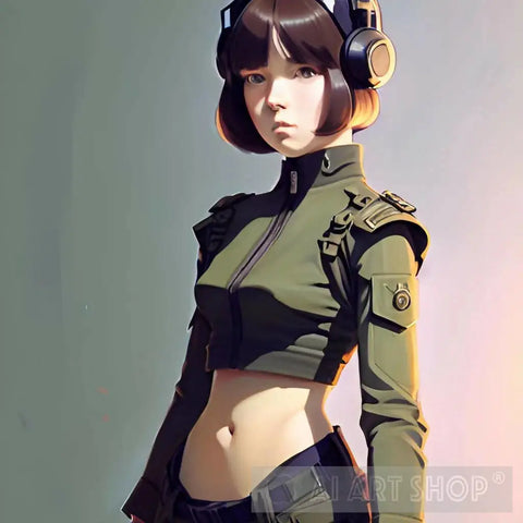 Fashionable Soldier Ai Artwork