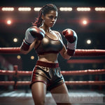 Female Boxer Ai Artwork
