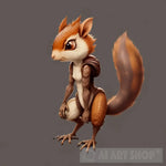 Female Cute Squirel Character 2Nd Concept Ai Artwork