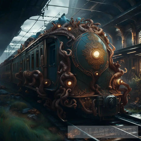 Filthy Train Ai Artwork