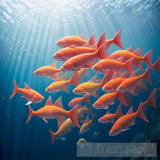 Fish Turtle Ocean Nature Landscape Animal Ai Art