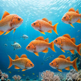 Fish Turtle Ocean Nature Landscape Animal Ai Art