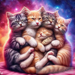 Five Beautiful Kittens Animal Ai Art