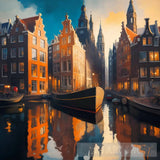 Floating City Ai Painting