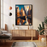 Floating City Ai Painting
