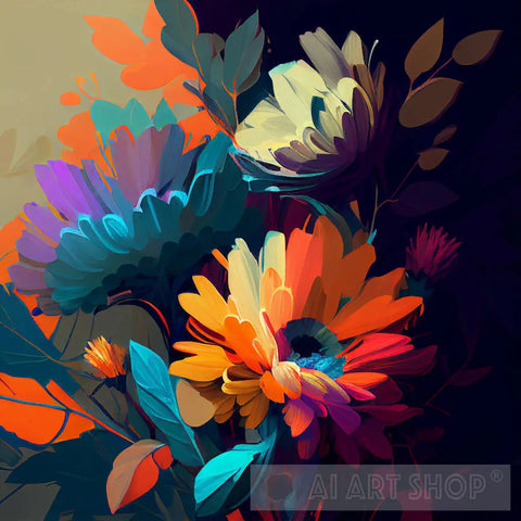 Flower Art Nature Ai