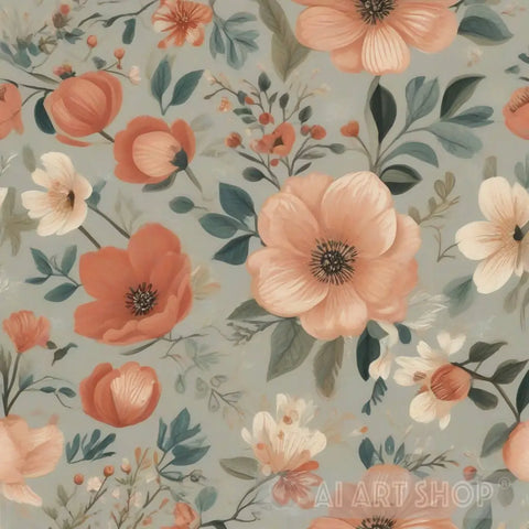 Flower Carpet Nature Ai Art