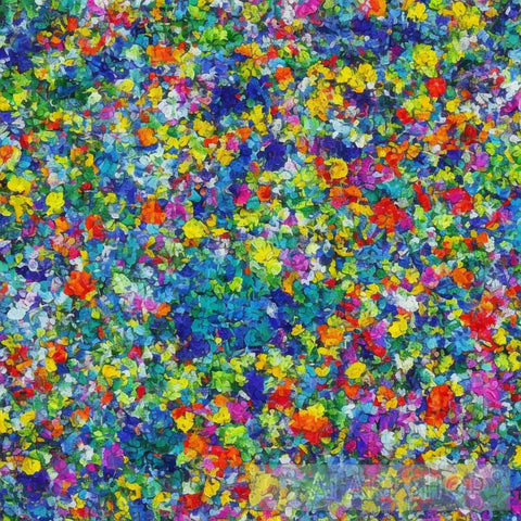 Flower Fields Abstract Ai Art