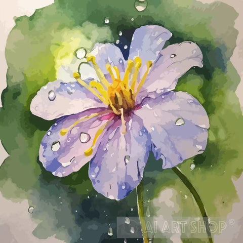 Flower In Water Nature Ai Art