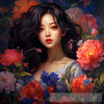 Flower Jisoo Ai Artwork