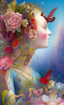 Flower Warrior Princess Nature Ai Art