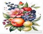 Flowers And Fruits Ai Painting