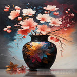 Flowers In A Vase Ai Painting