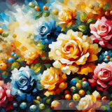 Flowers Oil Painting Abstract Art Abstract Ai Art