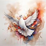 Flying Dove Ai Painting