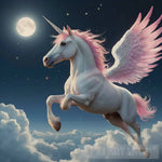 Flying Unicorn Animal Ai Art