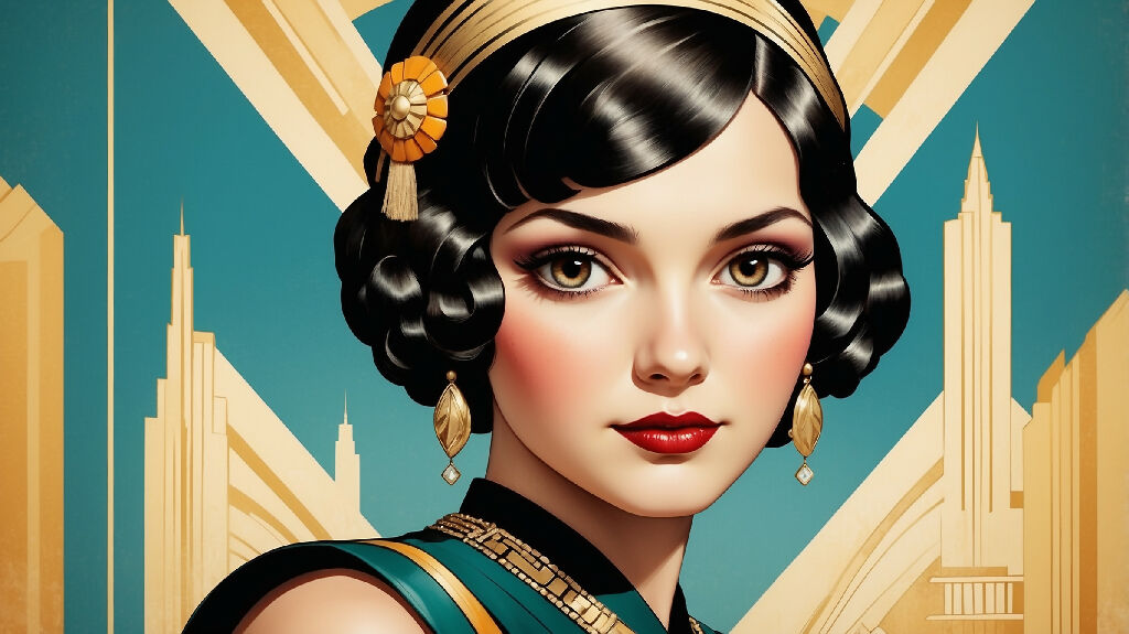 Vintage Glamour: The Enchanting Art Deco Collection - Timeless Eleg...