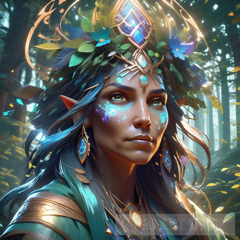 Forest Elf Ai Artwork