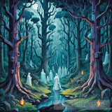 Forest Of Ghosts Ai Artwork