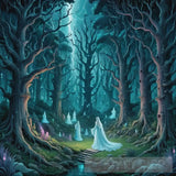 Forest Of Ghosts Ai Artwork