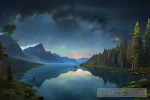 Forests Lakes Oceans All In Perfect Harmony Nature Ai Art