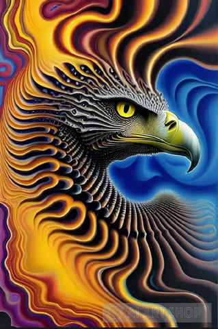 Fractal Falcon #1 Ai Artwork