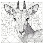 Fragile Grace With The Saiga Antelope Animal Ai Art