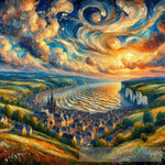 France Spectacular View Abstract Ai Art