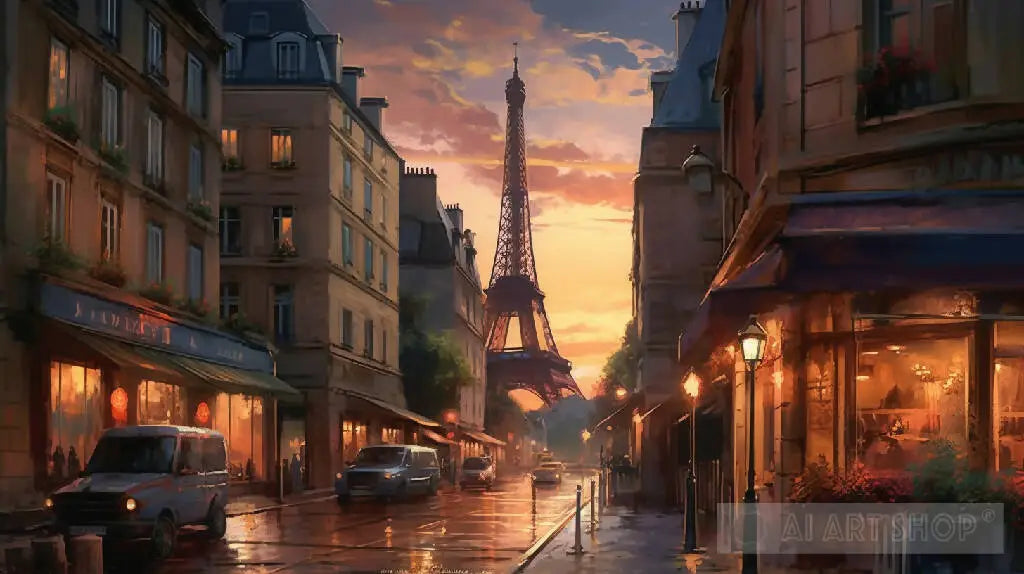 Paris, France, Painting, Travel, Elegant, Class