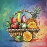 Fresh And Delicious Fruit Vegetable Basket Ai Artwork