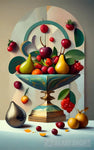 Fruit Basket 01 Still Life Ai Art