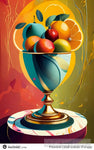 Fruit Basket 05 Still Life Ai Art