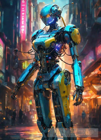 Fully Functional Robot Ai Artwork