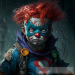 Funny Clown Portrait Ai Art