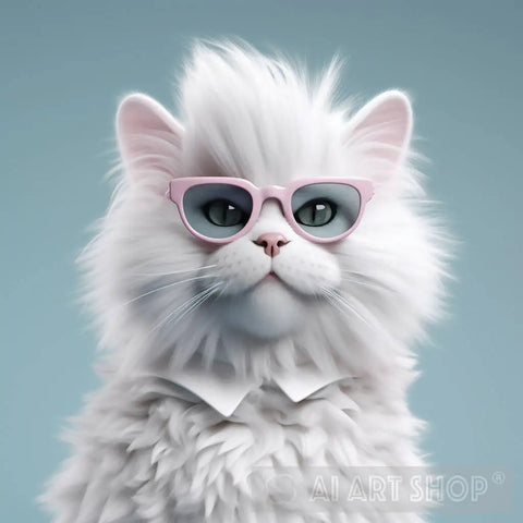 Fur Old Style Cat Animal Ai Art