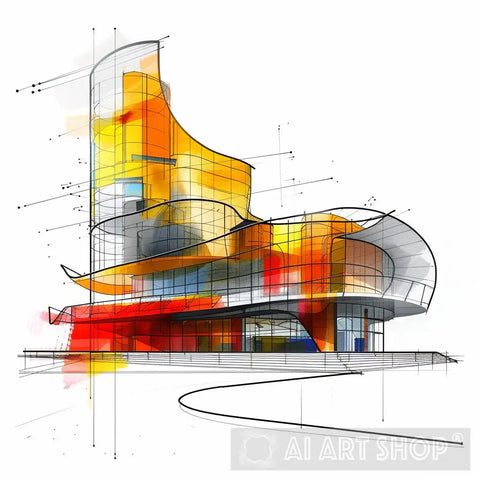 Fusion Architecture Ai Art