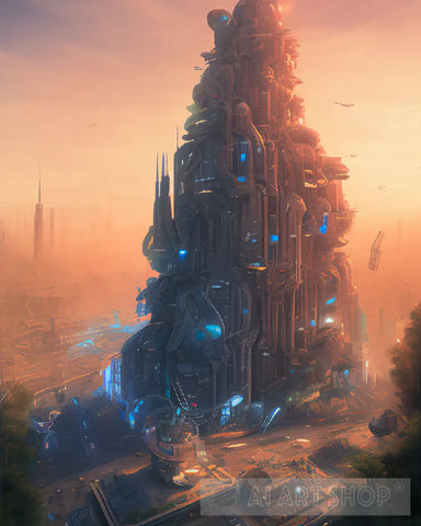 Future City 6 Ai Artwork