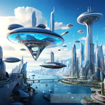 Futuristic Cityscape Architecture Ai Art