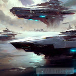 Futuristic Ship 02 Ai Painting