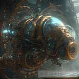 Futuristic Spaceship Collection Ai Artwork
