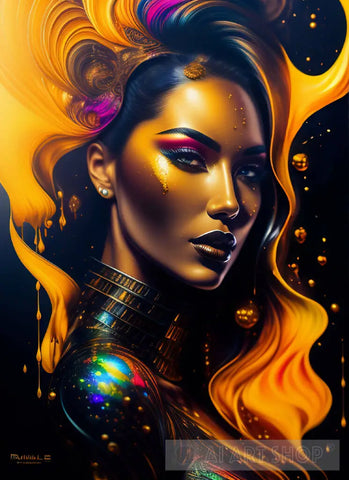 Futuristic Women Art:07 Contemporary Ai Art