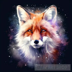 Galaxy Fox Dream Animal Ai Art