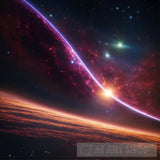 Galaxy In Space Ai Artwork