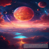 Galaxy In Space Ai Artwork