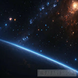 Galaxy In Space Ai Artwork