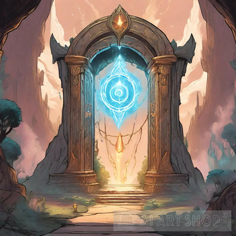 Gateway To Enchantment Ai Artwork