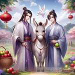 Gay Danmei Couple In Ancient China With Donkey Ai Artwork