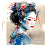 Geisha Ai Painting