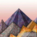 Geometric Mountains Landscape Ai Art