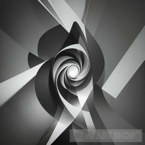 Geometric Shapes Motion 1 Ai Artwork